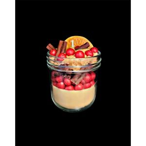 Handmade Country Christmas AWESOME Scented Food-Like Fruit & Spice Candle
